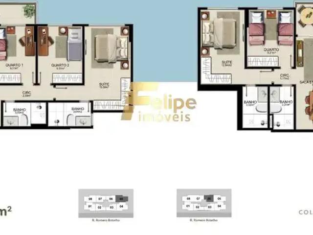 Apartamento para Venda em Vila Velha/ES Praia da Costa 3 Quartos