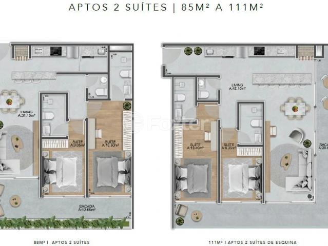 Apartamento para Venda em Xangri Lá/RS Centro 2 Quartos