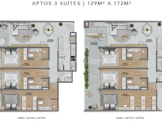 Apartamento para Venda em Xangri Lá/RS Centro 3 Quartos