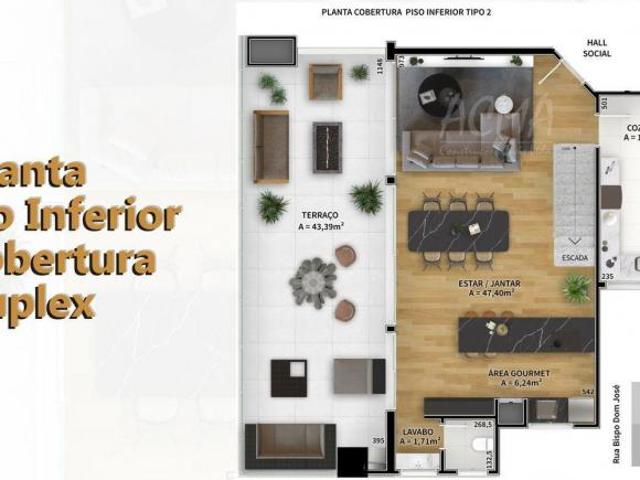 Apartamento pronto para morar com 128 m² privativos em excelente localização no Batel!