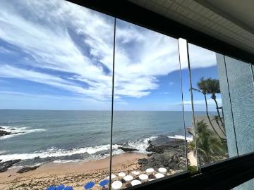 Apartamento quarto e sala para aluguel no Terrazzo Rio Vermelho 63m2 1/4 Vista Mar Salvador