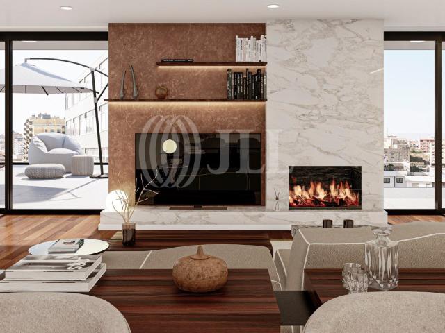 Apartamento recuado T4 com garagem no Hilcrown Gaia Residenc. 215m² Mafamude