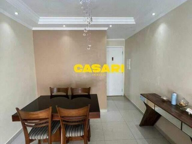Apartamento reformado, 2 quartos, Sala e Sacada, 1 vaga coberta, 56m2, Assunção Sbc