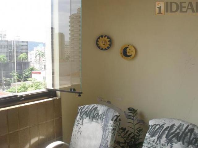 Apartamento residencial à venda, Gonzaga, Santos