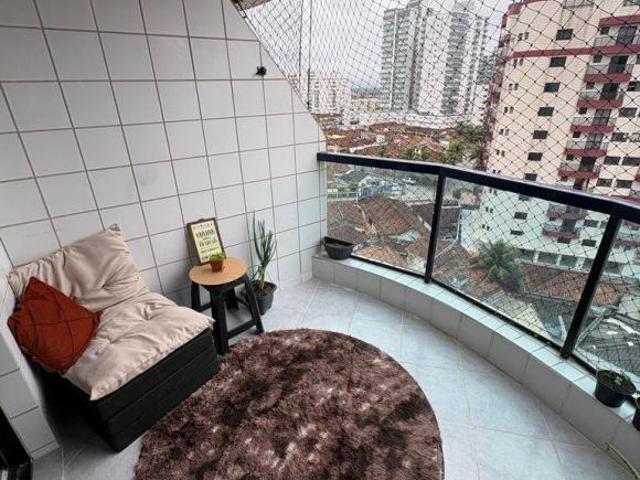 Apartamento semimobiliado à venda na Ocian, em Praia Grande SP