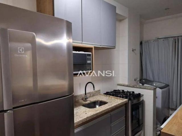 Apartamento Square Residence com 2 dormitórios à venda, 54 m² por R$ 300.000 Res Francisco Lopes I