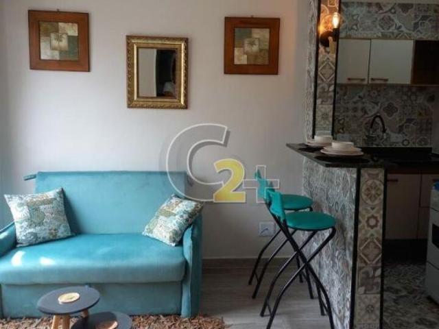 Apartamento Studio à venda no Centro, República, 1 quarto, 1 vaga, mobiliado