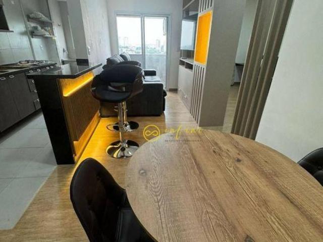 Apartamento Studio Mobiliado com 1 Quarto à venda, 47 m² por R$ 460.000 Condomínio Residencial Red
