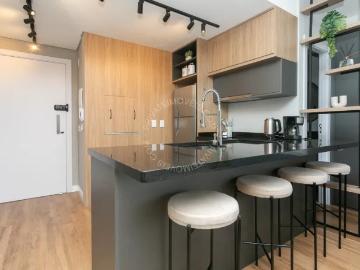 Apartamento Studio mobiliado para alugar no Moinhos de Vento com 1 quarto