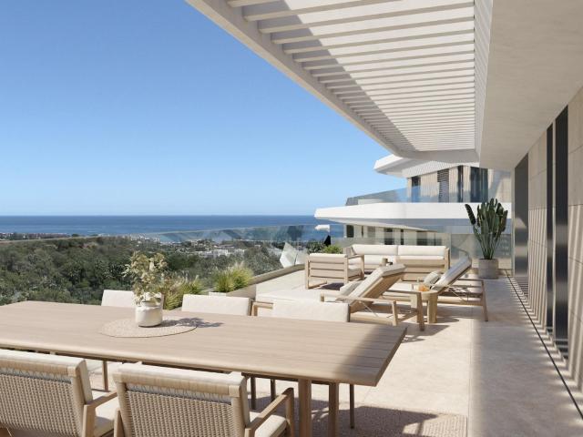 Apartamentos de Obra Nueva con Vistas al Mar en Selwo, Estep. 138m² Estepona