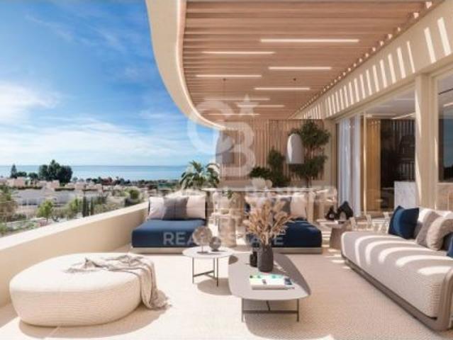 Apartamentos de obra nueva en primera planta con vistas al mar en Marbella