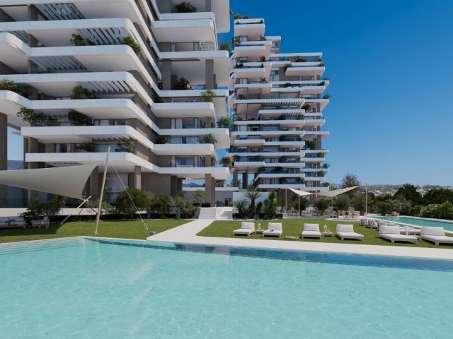 Apartamentos de lujo de nueva construcción con vistas al mar. 106m² Calpe Calp
