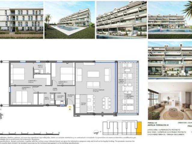 APARTAMENTOS de LUJO en MAR DE CRISTAL Planta Baja 3 Dormitorios PISCINA