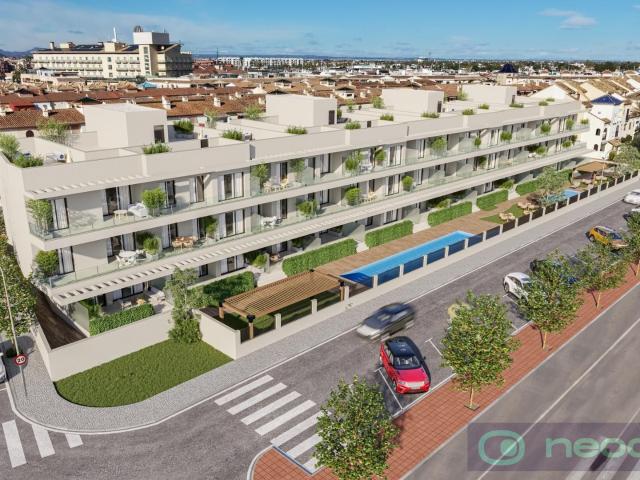 Apartamentos de nueva construcción a 250 m de la playa de Los Narejos, en Los Alcázares