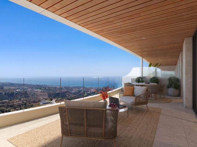 Apartamentos de nueva construcción con vistas al mar en Rincón de la Victoria