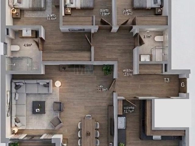 Apartamentos T3 Novos com Garagem – Zona Norte de Coimbra