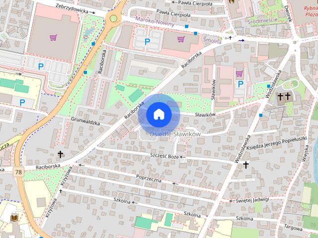 Apartamentowiec umeblowane ze słonecznym tarasem