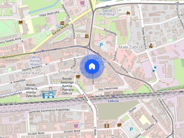Apartamenty dla studentów ŚUM oraz AKADEMII ŚLĄSKIEJ, Zabrze Centrum