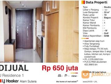 Apartemen u residence daerah karawaci Tangerang