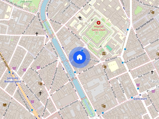 Appt COSY proche Canal Saint Martin Bail mobilité