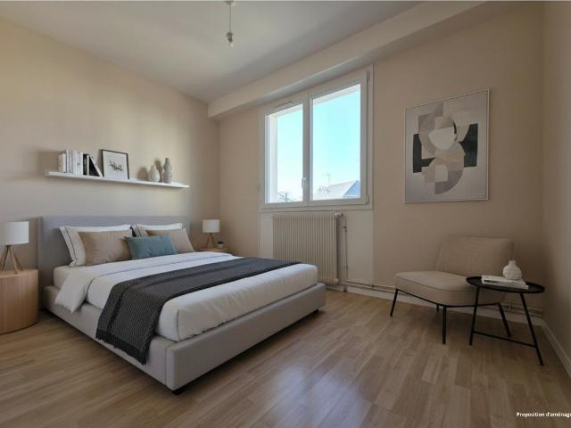 Appartement Type T3 petite copro avec Stationnement