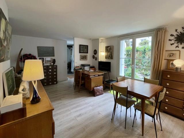 Appt 80m² avec jardin 53m² – Viager occupé Paris 4ème