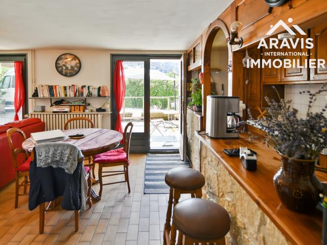 Apparemment avec jardin et terrasse donnant sur le Bargy 65m² Mont Saxonnex