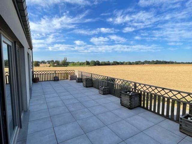 Appart. 3 ch. avec grande terrasse