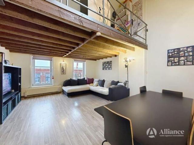 Appart duplex 1 ch. +1 bureau à louer à Mons St Symph