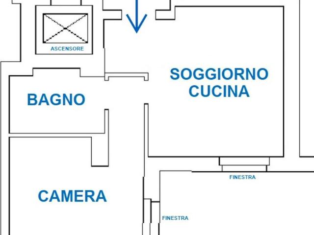 Appartamento 1 camere da letto, Verona Verona 37122 ELS93362157