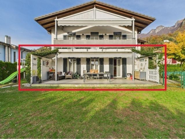 Appartamento 41/2 locali al piano terra con giardino privato