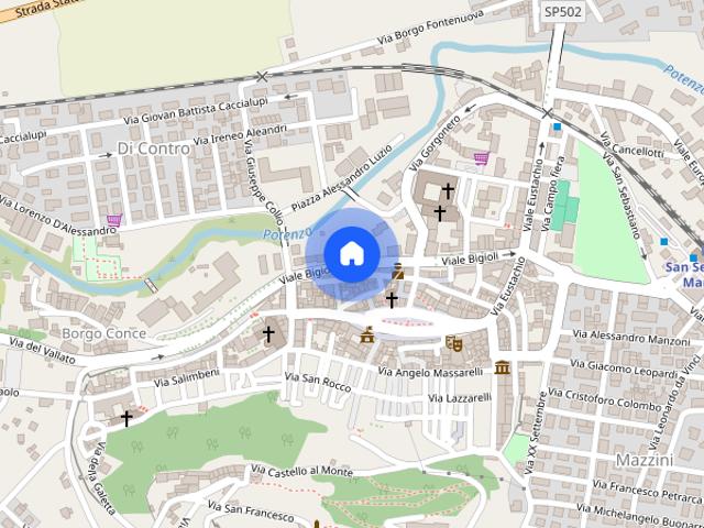 Appartamento con due camere in zona centro
