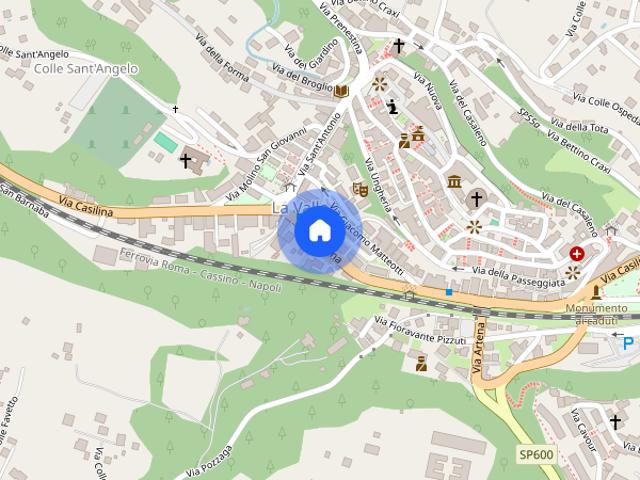Appartamento con garage e rustico