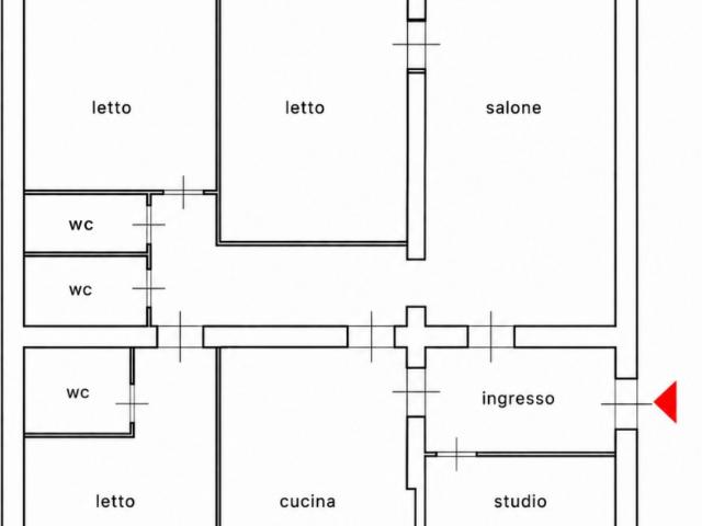 Appartamento con terrazzo in via gian lorenzo bernini, Napoli