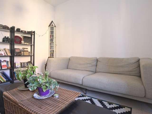 Appartamento con 1 camera da letto e balcone in affitto a Pigneto, Roma