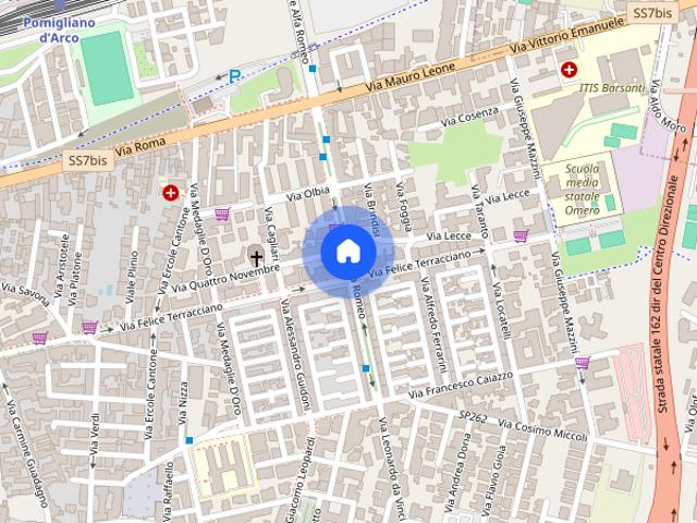 Appartamento arredato con posto auto