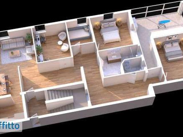 Appartamento arredato con terrazzo Centro