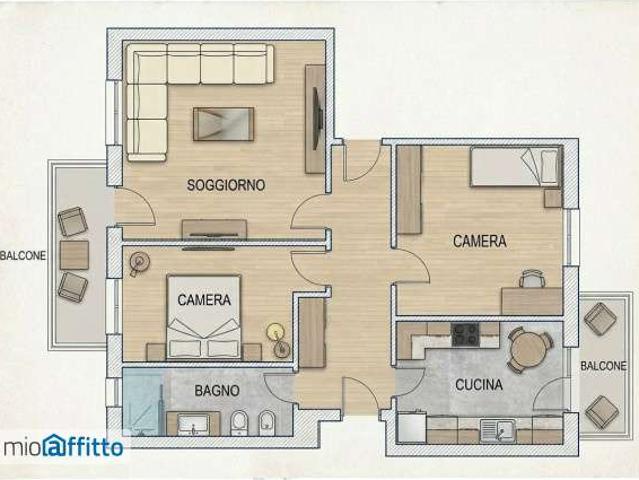 Appartamento arredato Borgo panigale