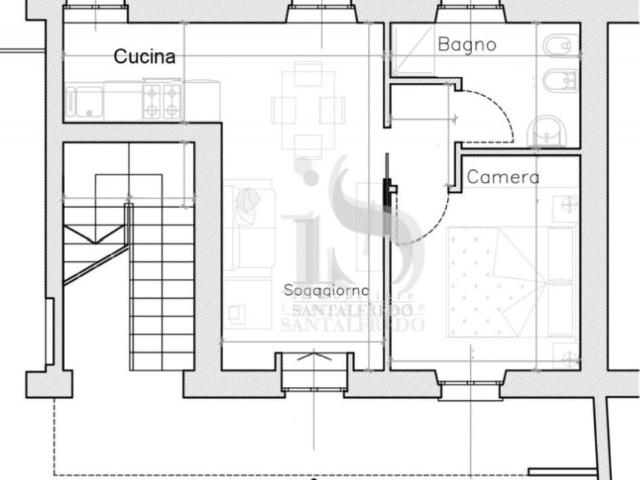 Appartamento bilocale 50mq