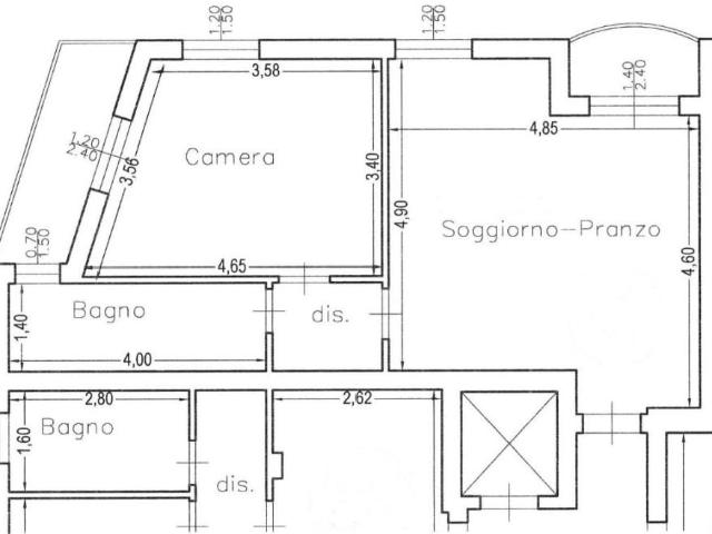 Appartamento bilocale 53mq