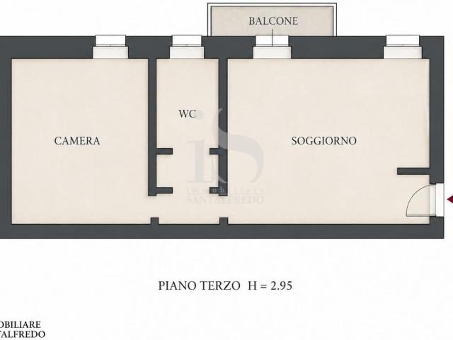 Appartamento bilocale 57mq