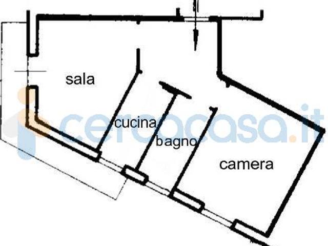 Appartamento Bilocale in affitto in Via Del Commercio 12, Genova