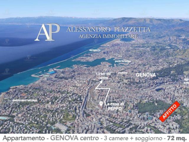Appartamento buono stato, quinto piano, San Fruttuoso, Genova