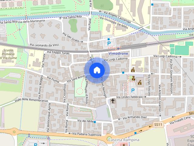 Appartamento di 100 m² con 3 locali e box auto a V