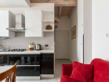 Appartamento in affitto a Bologna via Bertiera, arredato, travi a vista, turistica TrovaCasa