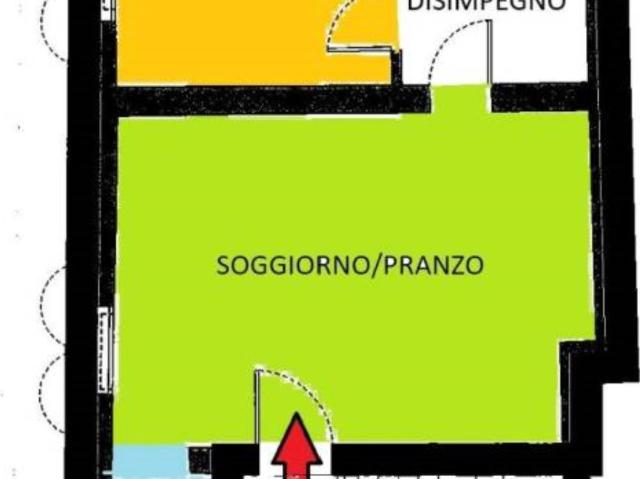 Appartamento in affitto a Bologna via Volto Santo TrovaCasa