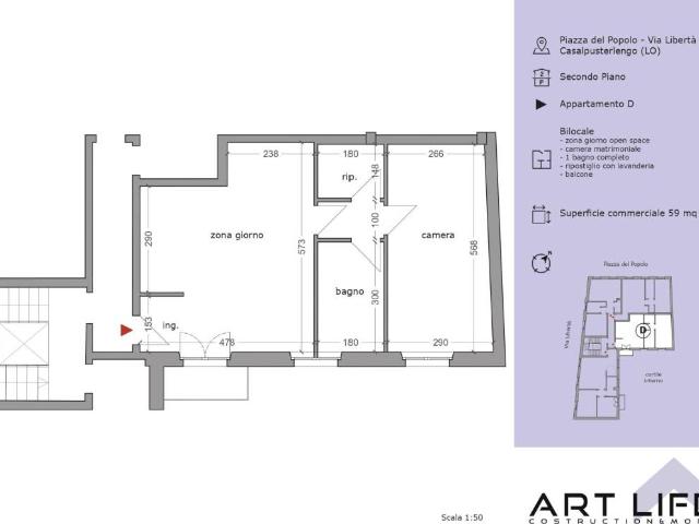 Appartamento in affitto a Casalpusterlengo LO