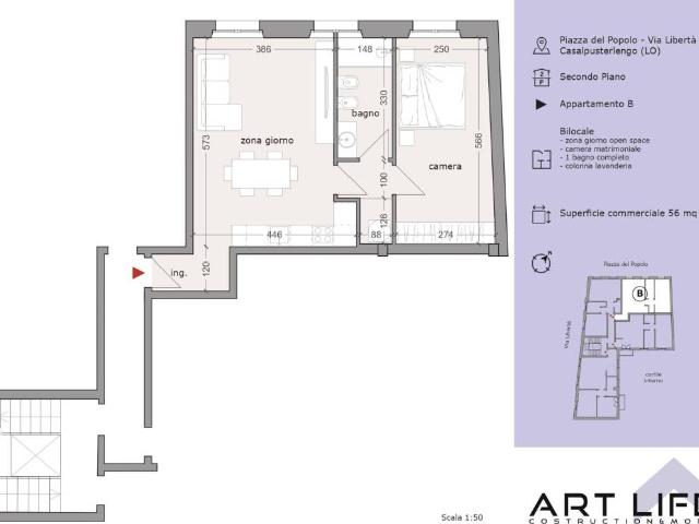 Appartamento in affitto a Casalpusterlengo piazza del Popolo, 14, non arredato/vuoto, nuova costruzione, centrale TrovaCasa