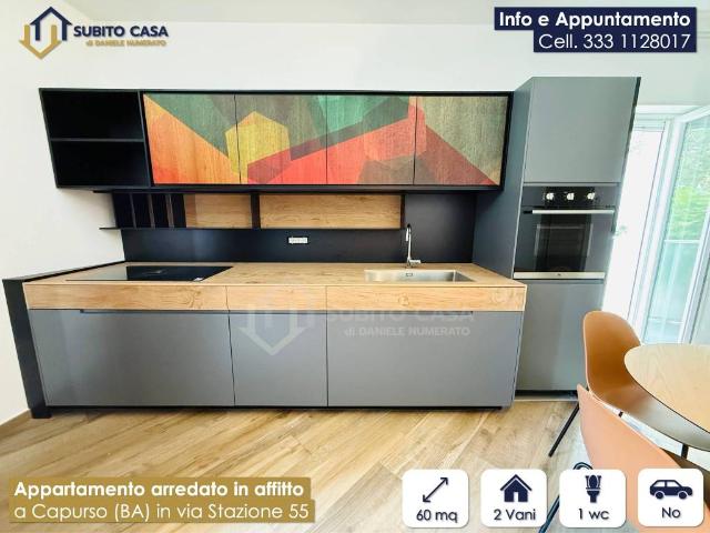 Appartamento in affitto a Capurso via Francesco Lattanzio, 55, arredato, giardino, ristrutturato TrovaCasa