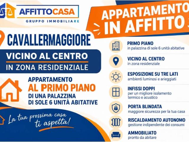 Appartamento in affitto a Cavallermaggiore CN